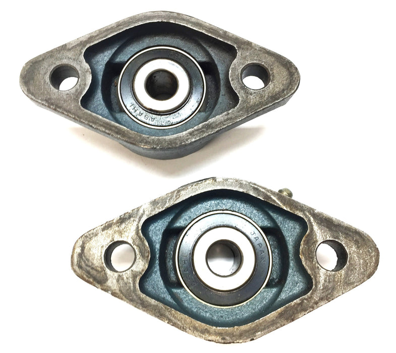 AMI 2-Bolt Pillow Block Bearing w/Zerk Fitting FT203 (UCW201-8) [Lot of 2] USED