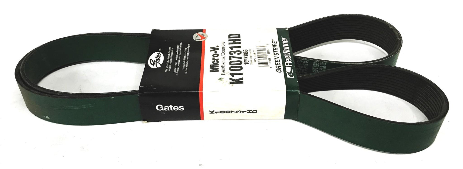 Gates FleetRunner Micro-V Serpentine Belt K100731HD NOS