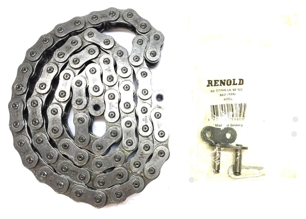 Renold 60A1 X 78 LKS Roller Chain 60RBX77 NOS
