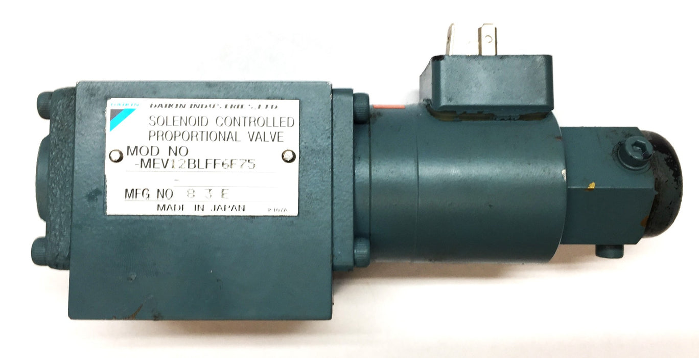 Daikin Solenoid Controlled Proportional Valve Body MEV12BLFF6F75 USED