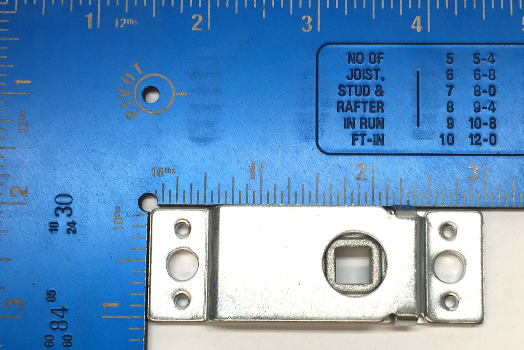 A.L. Hansen 3" x 1" Steel Latch 1V6755 [Lot of 2] NOS