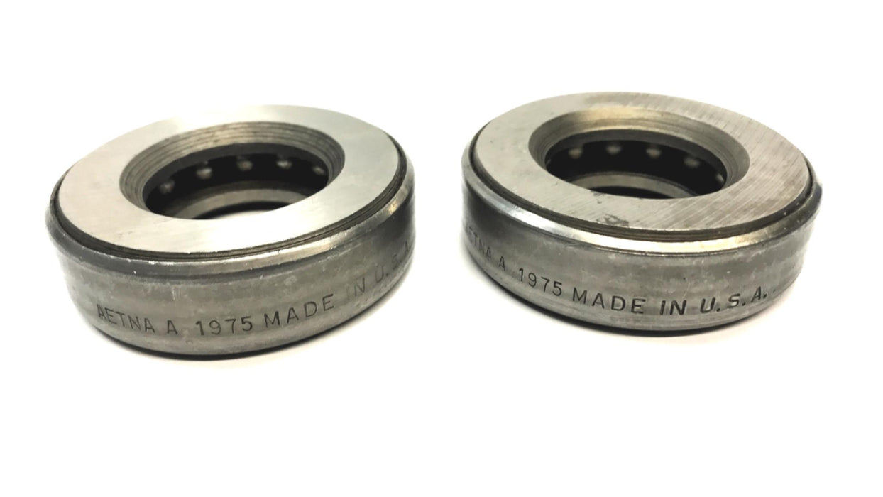 Aetna Thrust Ball Bearing (No Box ) A-1975 [Lot of 2] NOS