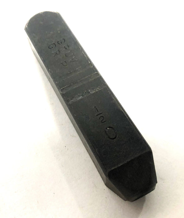 Gruv Grip 1/2 Inch Metal Stamp O USED