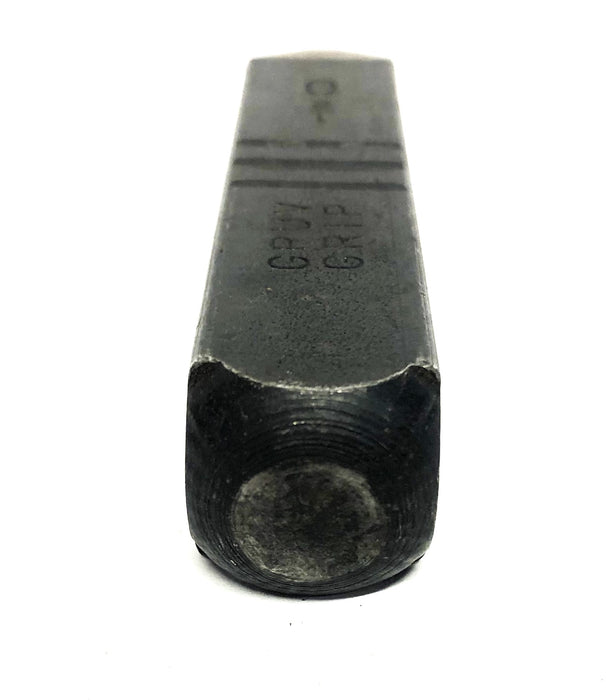 Gruv Grip 1/2 Inch Metal Stamp O USED