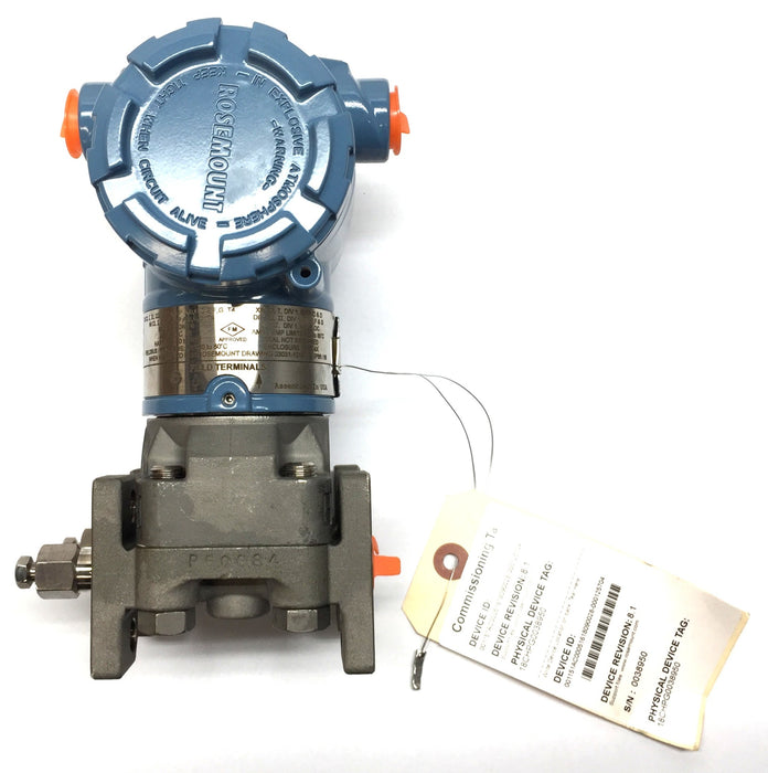 Rosemount 3051C Pressure Transmitter w/o Hardware 3051CD2F04B2AM5K5H4RL6Q4Q8 NOS