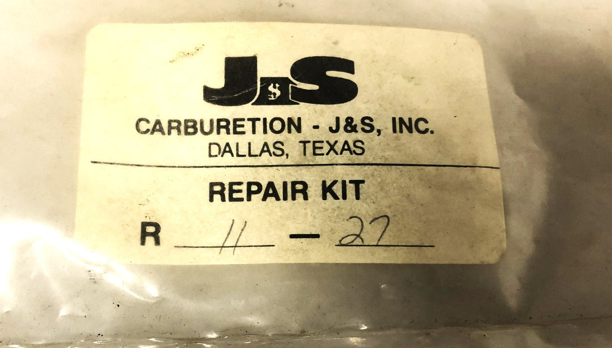 J&S Carburetor MFG Repair Kit R11-27 NOS