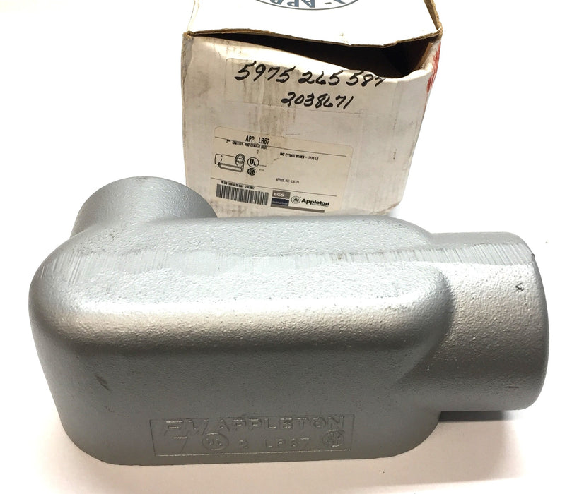 Appleton Electric 2" Grayloy Conduit Outlet Body LR67 NOS