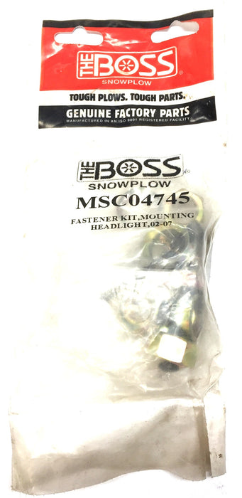 The Boss Headlight Mounting Fastener Kit MSC04745 NOS