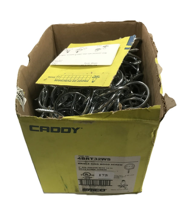 Erico Caddy Steel Bridle Ring Wood Screw 4BRT32WS [Lot of 175] NOS