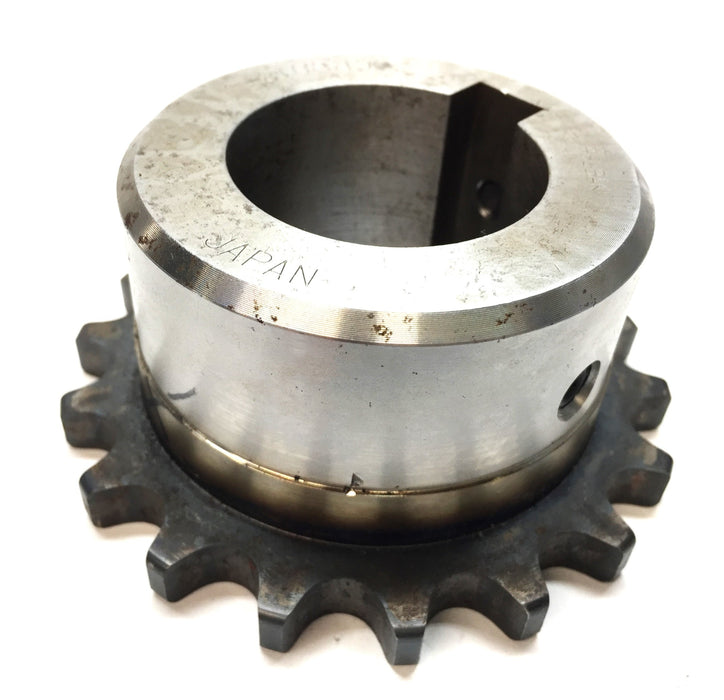 Tsubaki Roller Chain Sprocket with 1.64" Bore w/Keyway CR5018-J NOS