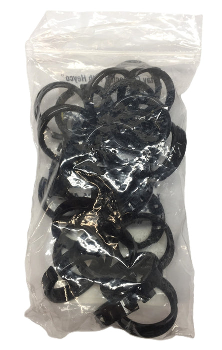 Heyco OCB 1500 Black Snap Bushing 2883-P [Lot of 25] NOS