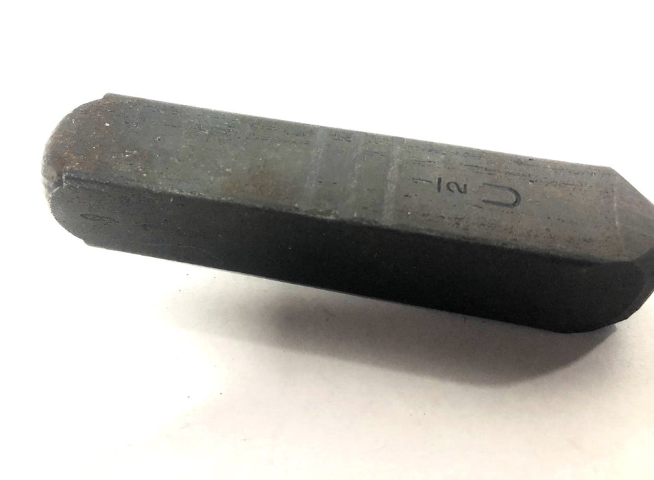 Gruv Grip 1/2 Inch Metal Stamp U USED