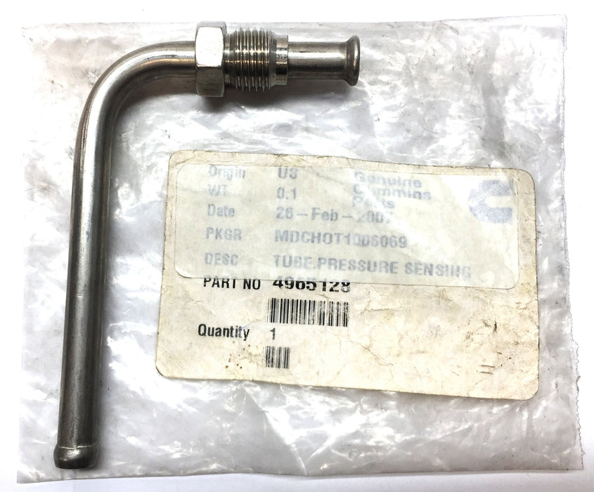 Cummins Pressure Sensing Tube 4965128 NOS