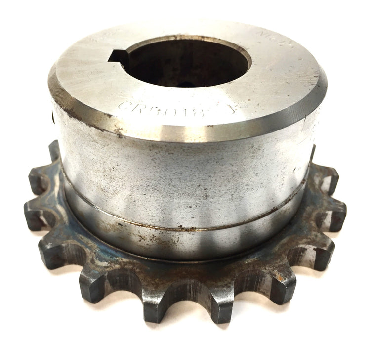 Tsubaki Roller Chain Sprocket with 1.24" Bore w/Keyway CR5018-J NOS