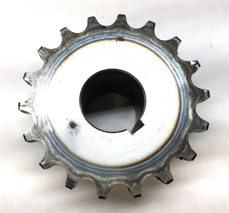 Tsubaki Roller Chain Sprocket with 1.24" Bore w/Keyway CR5018-J NOS