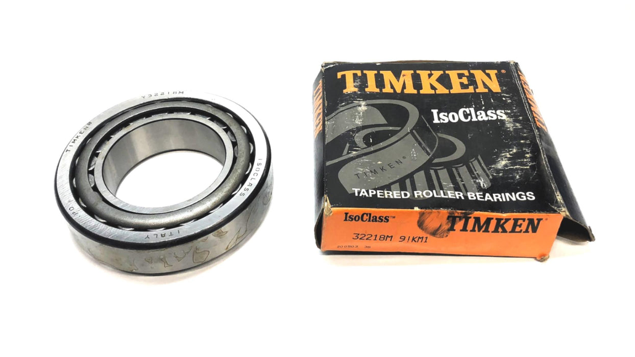 Timken Tapered Roller Bearing Cup & Cone 32218M 9!KM1 (Y32218M/X32218M) NOS