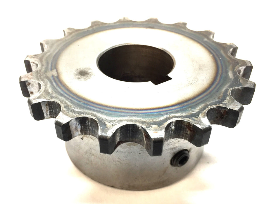 Tsubaki Roller Chain Sprocket with 1.24" Bore w/Keyway CR5018-J NOS
