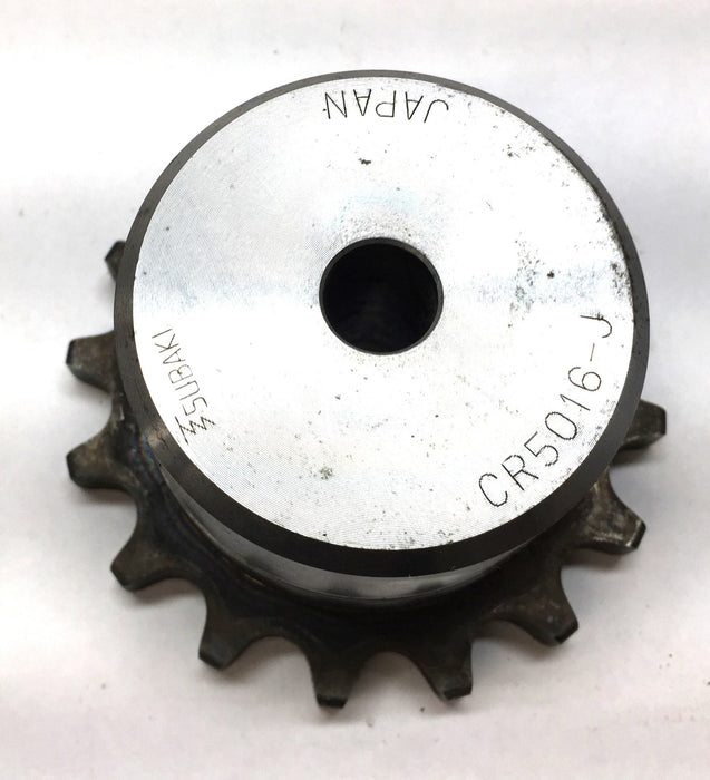 Tsubaki Roller Chain Sprocket with 1/2" Bore CR5016-J NOS