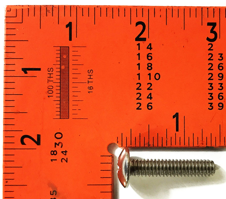 Fabory 18-8 1/4-20 x 1-1/4 inch Machine Screws U51862.025.0125 [Lot of 125] NOS