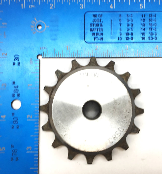 Tsubaki Roller Chain Sprocket with 1/2" Bore CR5016-J NOS