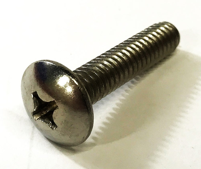 Fabory 18-8 1/4-20 x 1-1/4 inch Machine Screws U51862.025.0125 [Lot of 125] NOS