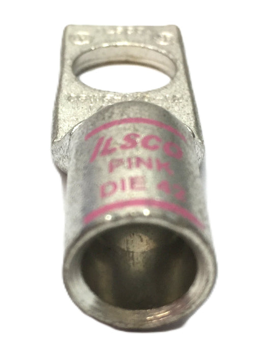 ILSCO CSWS-1/0-12 1/0 AWG 1 Flex Pink DIE 42 Terminal Connector NOS