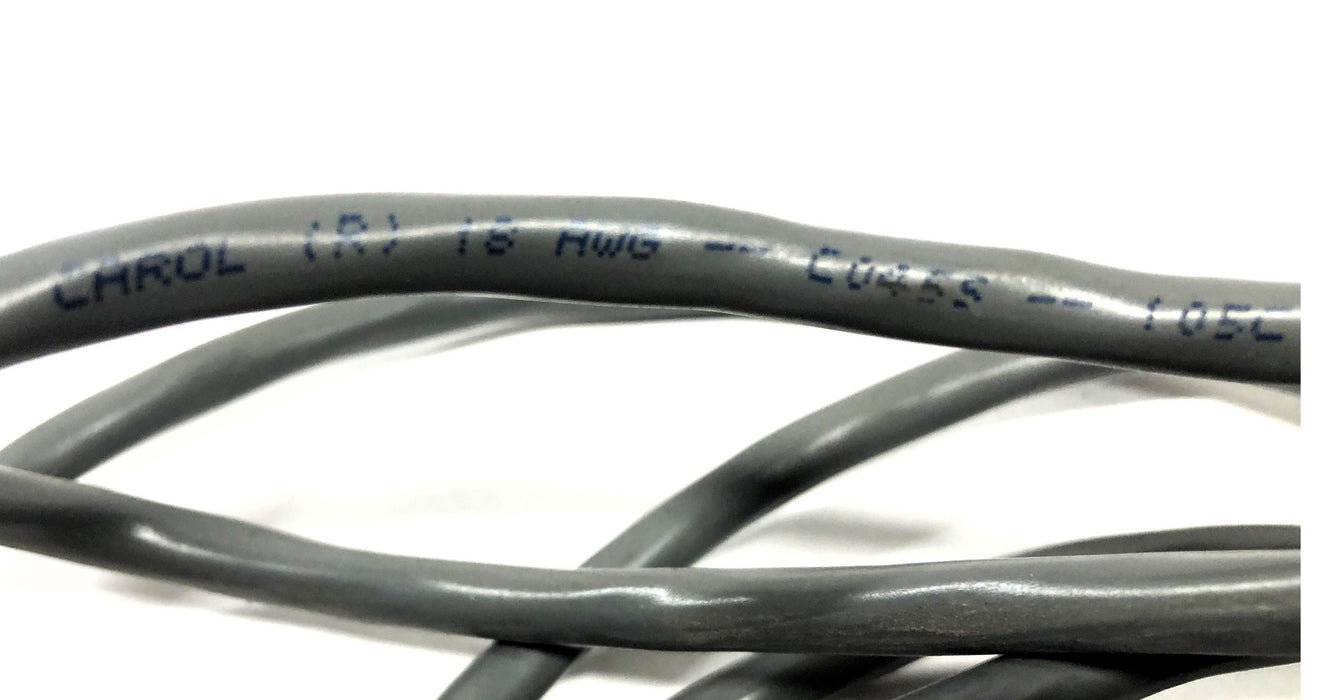 Carol 18AWG 105C Type PLTC 300V Cable W/ Connector C0455A (E60233-8) NOS
