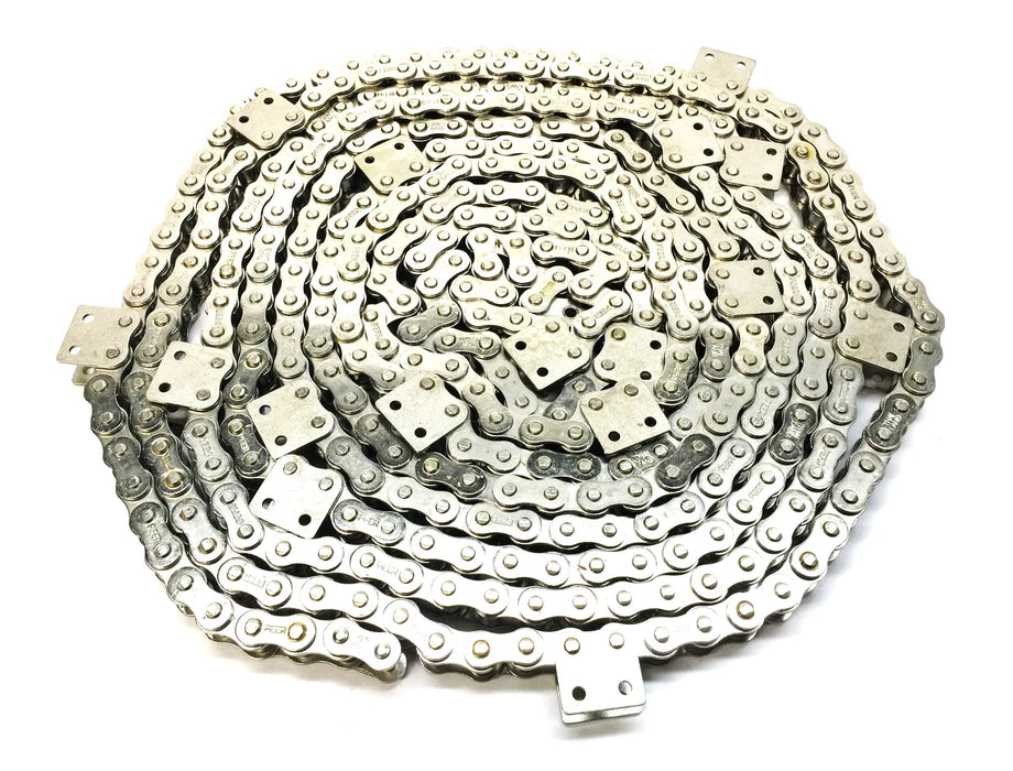 Peer 16' Stainless Steel Roller Chain Z6312997 (40NPx383P+C/L AOE) NOS