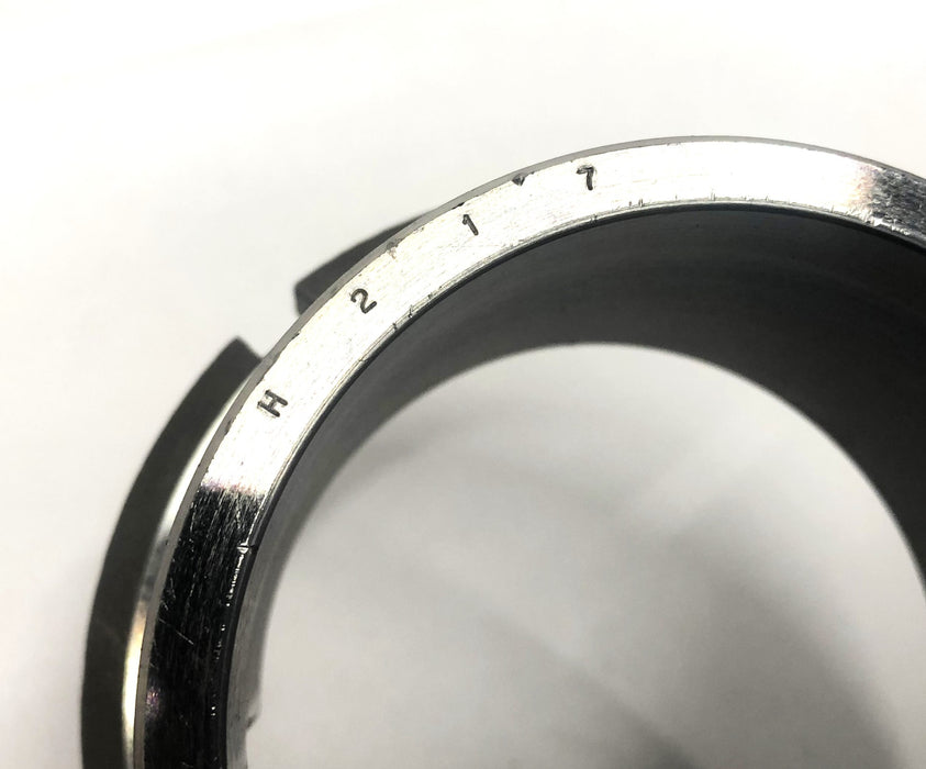 SKF Bearing Adapter Sleeve Missing Washer H217/KM17 NOS