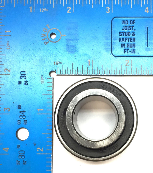 GBC Standard ABEC-1 Double-Sealed Single Row Radial Bearing 8706-88-300 NOS