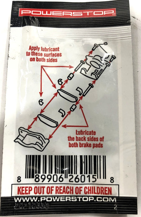 PowerStop Extreme Carbon Fiber Brake Pads Z37-2447 NOS