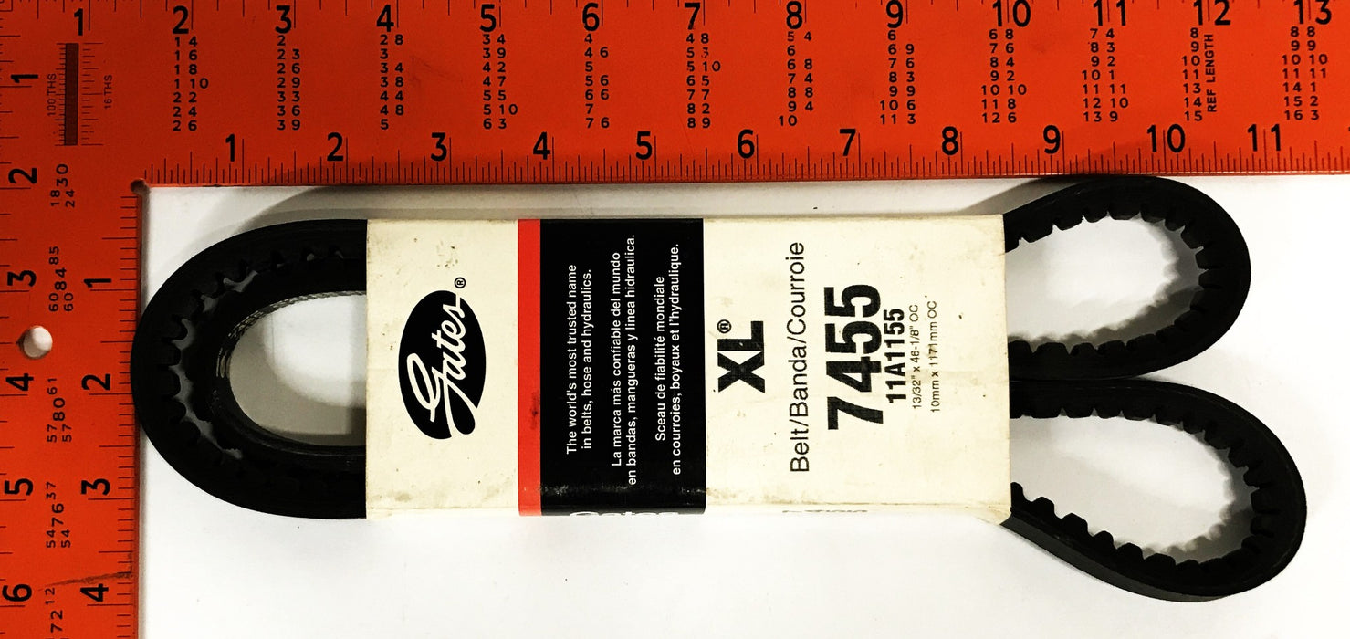 Gates Accessory Drive Belt XL7455 NOS