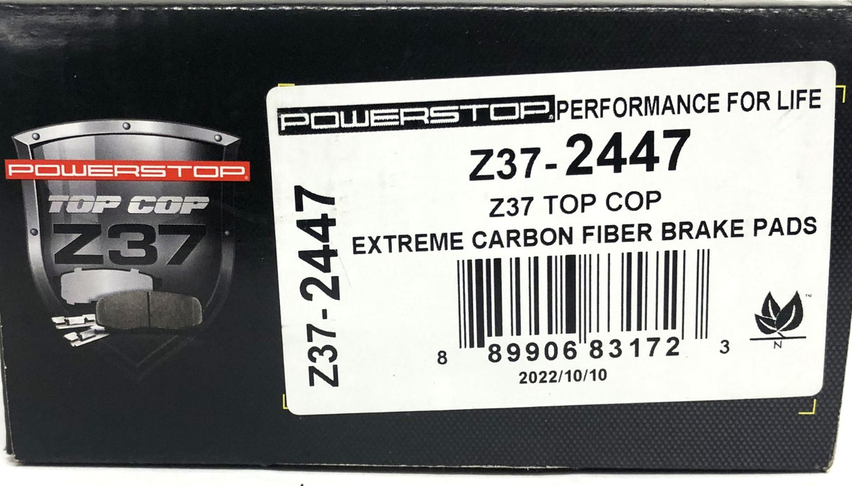 PowerStop Extreme Carbon Fiber Brake Pads Z37-2447 NOS