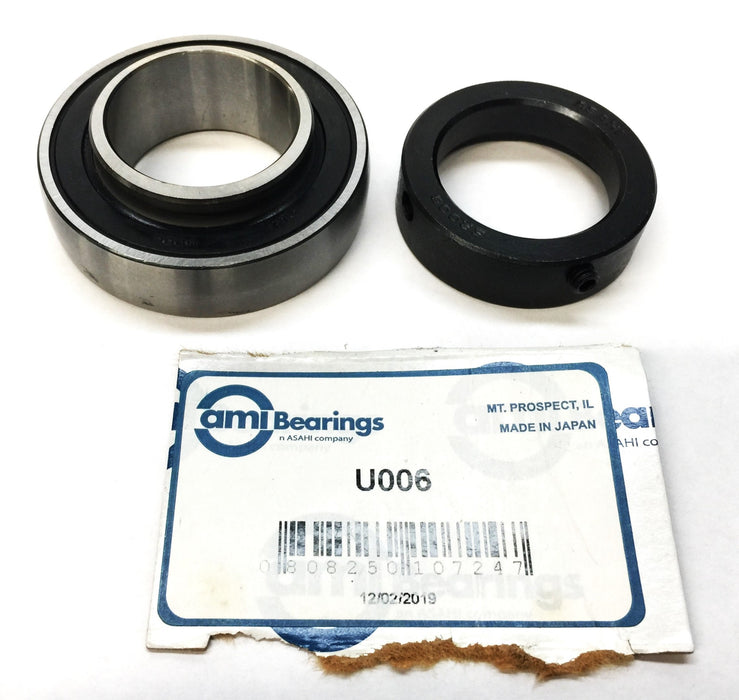 AMI Sealed Roller Bearing with Collar U006 NOS