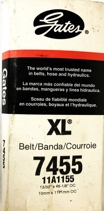Gates Accessory Drive Belt XL7455 NOS