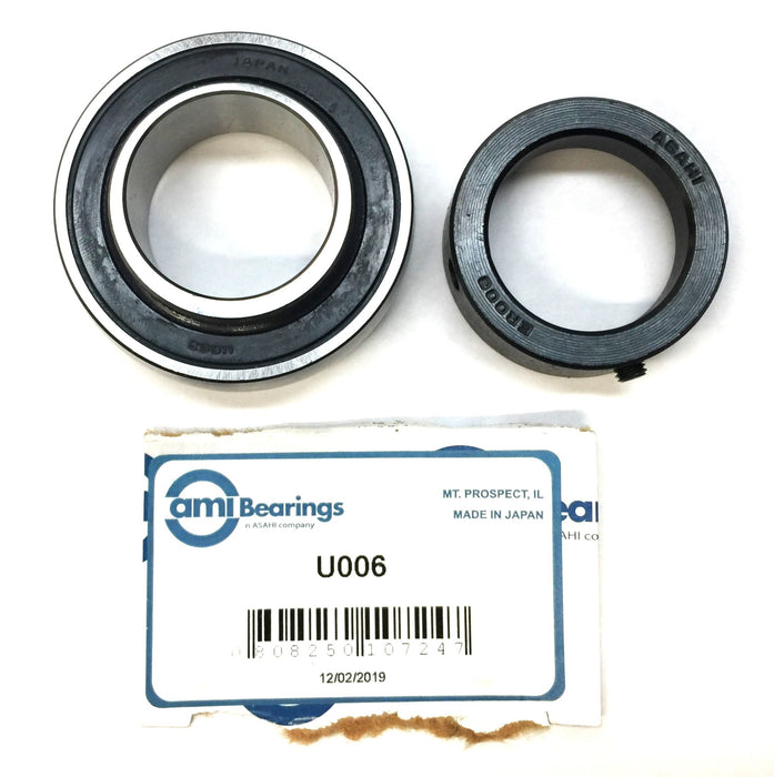AMI Sealed Roller Bearing with Collar U006 NOS