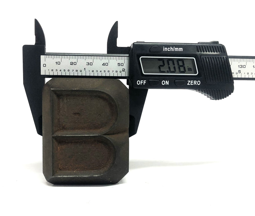 Clean Cut Stamp Co "B" Stamp 2.08 Inch USED