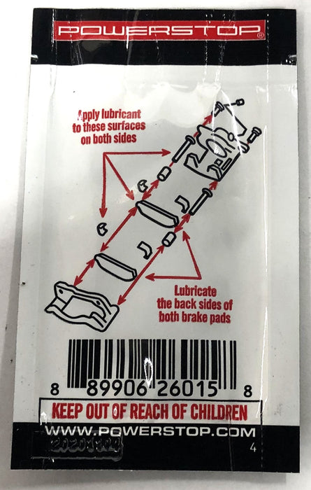 PowerStop Extreme Carbon Fiber Brake Pads Z37-1057A NOS