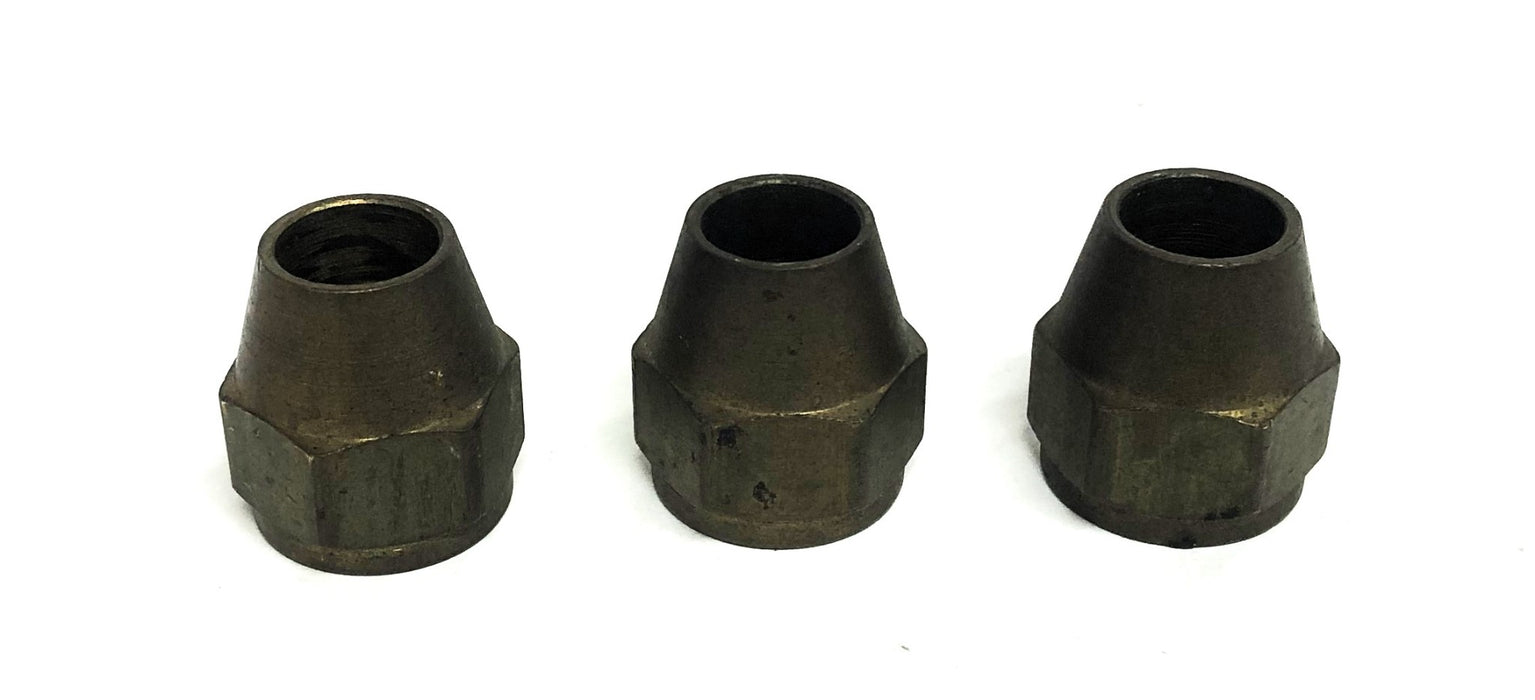 Unbranded 0.61X0.86 Inch OD 0.50X0.68 Inch ID Brass Fitting 1 Inch [Lot of 3]NOS