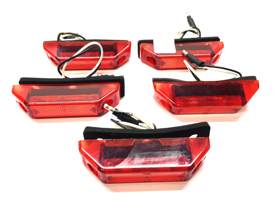 Dialight Red Led Marker Lamp 15003RB [Lot of 4] NOS