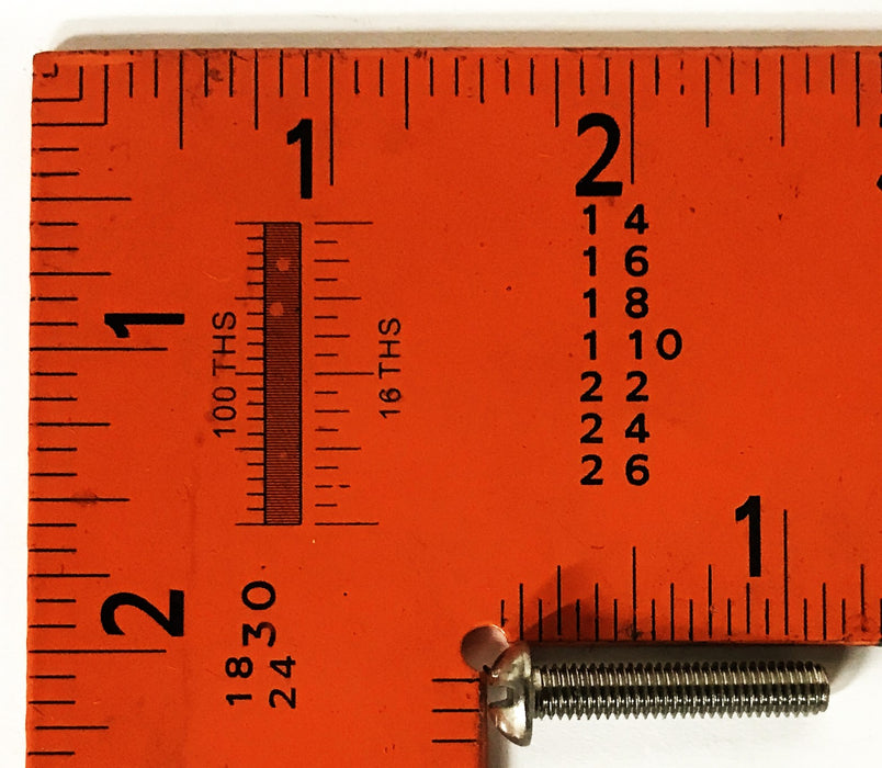 Unbranded 10/32 NF x 1 inch Slotted Round Head Machine Screw [Lot of 165] NOS