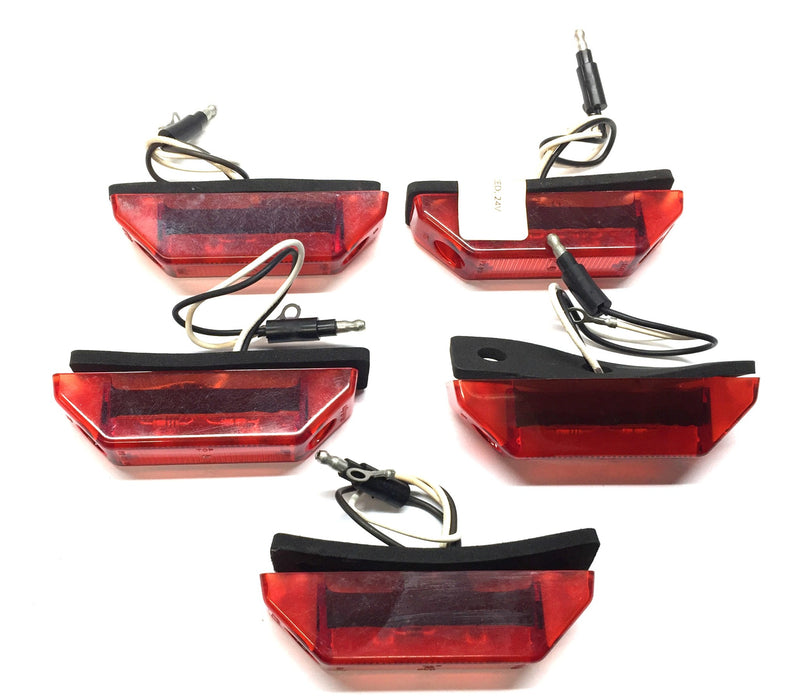 Dialight Red Led Marker Lamp 15003RB [Lot of 4] NOS