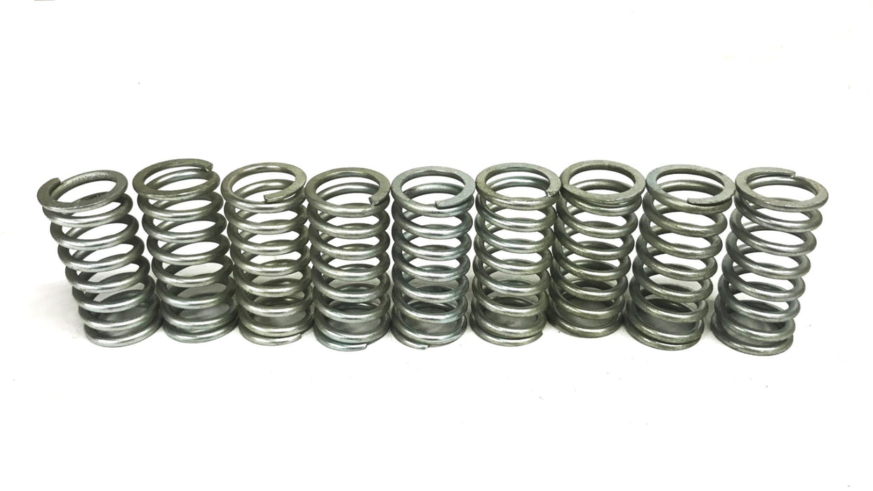 Unbranded Zinc-Plated 30mm x 65mm Compression Spring [Lot of 9] NOS