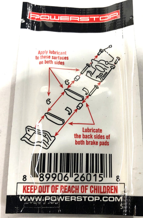 PowerStop Extreme Carbon Fiber Brake Pads Z37-1367 NOS