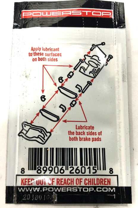 PowerStop Extreme Carbon Fiber Brake Pads Z37-931 NOS