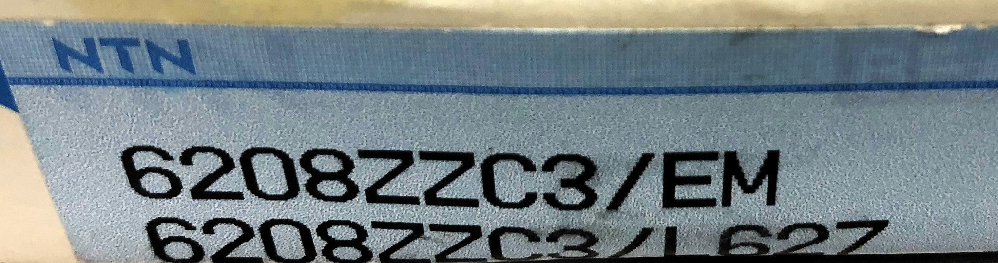 NTN Shielded Ball Bearing 6208ZZC3/EM (6208ZZC3/L627) [Lot of 2] NOS