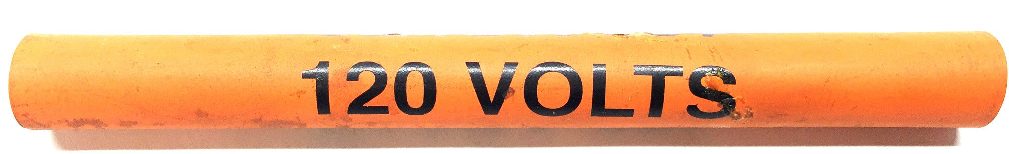 Seton "120 VOLTS" PVC Snap-On Electrical Marker Sz.10 (8-1/4") [Lot of 14] NOS