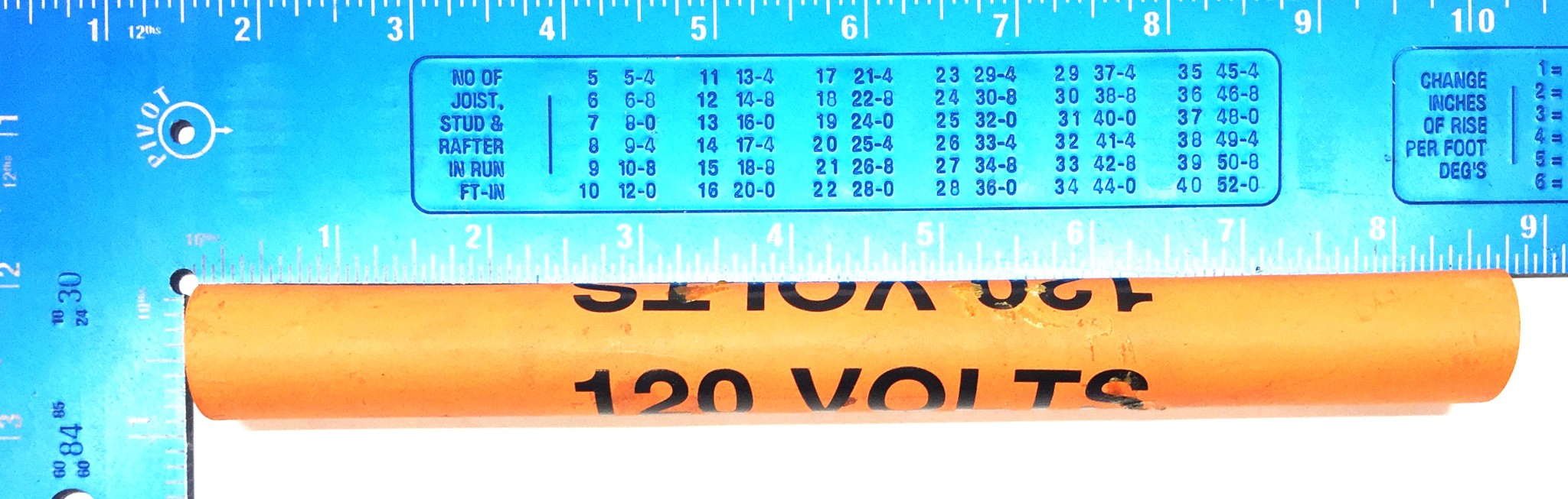 Seton "120 VOLTS" PVC Snap-On Electrical Marker Sz.10 (8-1/4") [Lot of 14] NOS