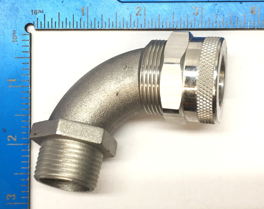Remke 3/4"NPT Natural Aluminum Cord Grip RSR-9210 NOS