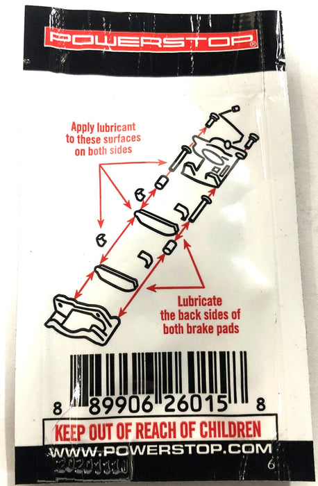 PowerStop Extreme Carbon Fiber Brake Pads Z36-1455 NOS